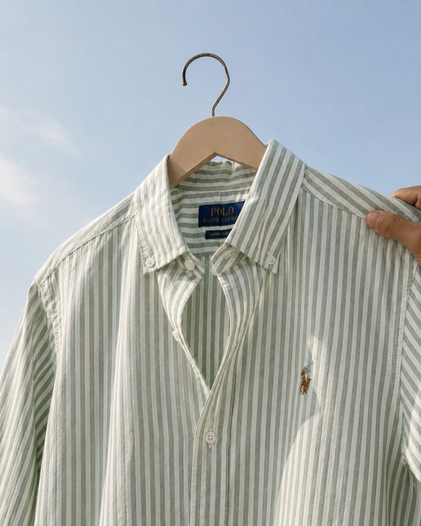 old money shirt - green